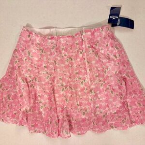 Brand New Hollister Ultra High Rise, Size S Pink Floral Mini Skirt